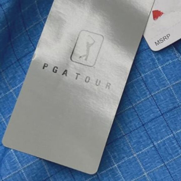 NWT! PGA Tour Active Waistband Stretch 9" Golf Shorts - Picture 5 of 6